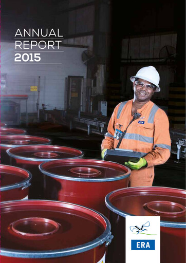 Thumbnail Energy Resources of Australia Annual Report 2015