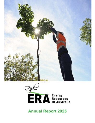 Thumbnail Energy Resources of Australia Annual Report 2025
