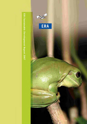 Thumbnail Energy Resources of Australia Sustainability Report 2007