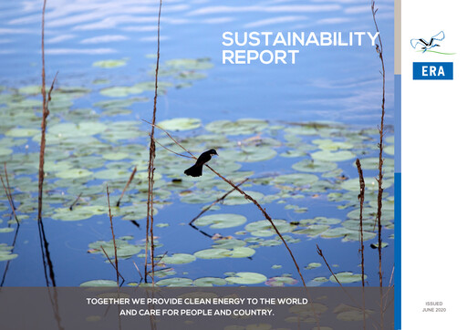 Thumbnail Energy Resources of Australia Sustainability Report 2019