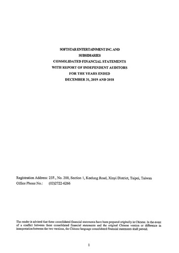 Thumbnail Softstar Entertainment Financial Statement 2019