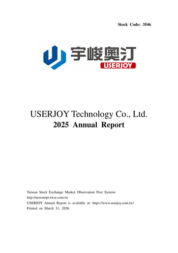 Vorschaubild Userjoy Technology Jahresbericht 2025