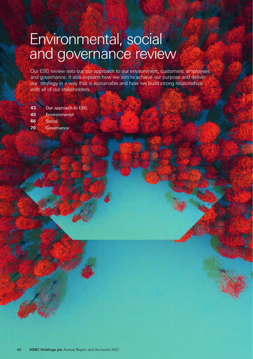 Thumbnail HSBC ESG Report 2021