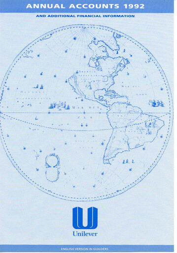 Thumbnail Unilever Annual Report 1992