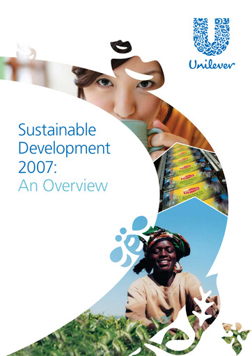 Thumbnail Unilever Sustainability Report 2007