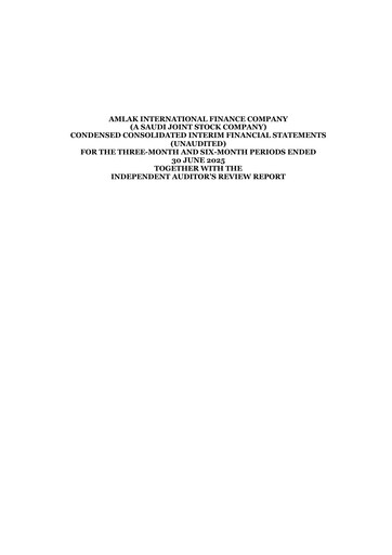 Thumbnail Amlak International Finance Company Quarterly Report 2025-q2