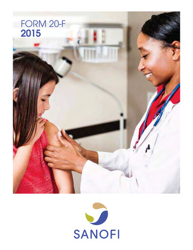 Vorschaubild Sanofi Jahresbericht 2015