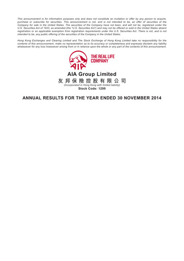 Thumbnail AIA Financial Report 2014