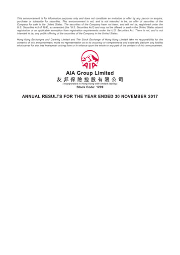 Thumbnail AIA Financial Report 2017