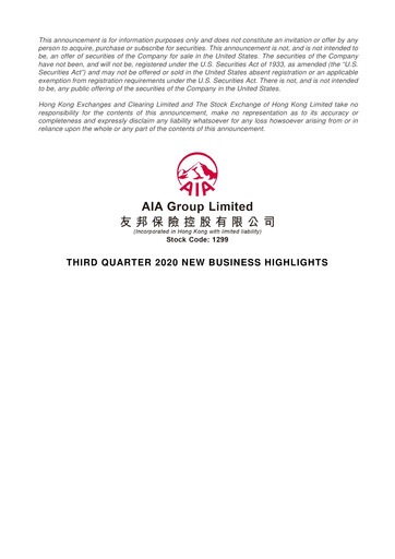 Thumbnail AIA Quarterly Report 2020-q3