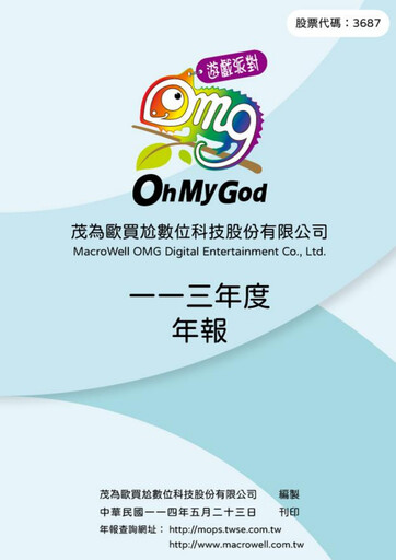 Miniature MacroWell OMG Digital Entertainment Rapport annuel 2024