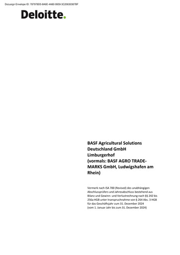 Thumbnail BASF Financial Statement 2024