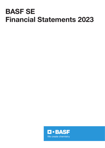 Thumbnail BASF Financial Statement 2023
