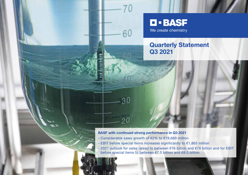 Thumbnail BASF Quarterly Report 2021-q3
