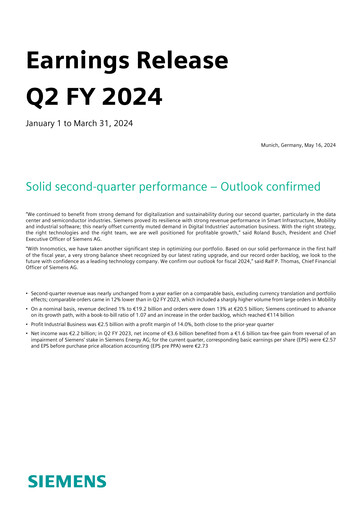 Thumbnail Siemens Quarterly Report 2024-q2