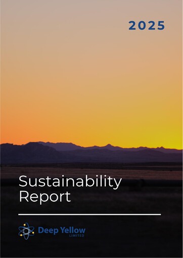 Thumbnail Deep Yellow Sustainability Report 2025