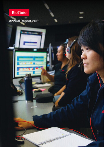 Vorschaubild Rio Tinto Jahresbericht 2021