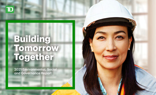 Thumbnail Toronto Dominion Bank ESG Report 2021