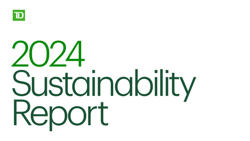 Thumbnail Toronto Dominion Bank Sustainability Report 2024