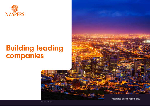 Thumbnail Naspers Annual Report 2020