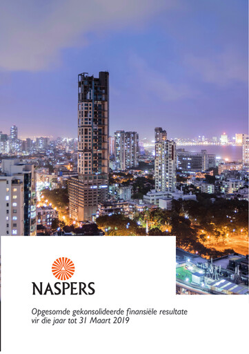 Thumbnail Naspers Financial Report 2019