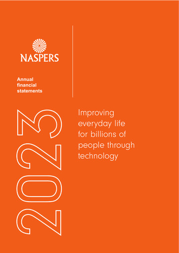Thumbnail Naspers Financial Statement fy2023