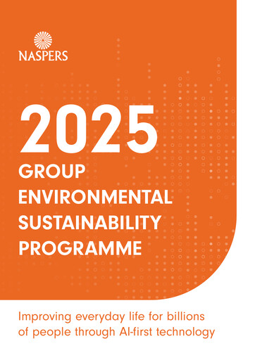 Thumbnail Naspers Sustainability Report 2025