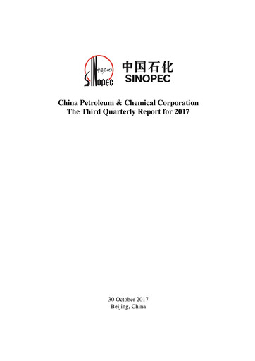 Thumbnail Sinopec Quarterly Report 2017-q3