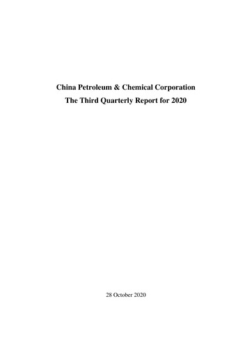 Thumbnail Sinopec Quarterly Report 2020-q3