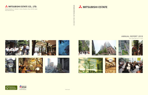 Thumbnail Mitsubishi Estate Annual Report 2010