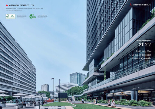 Thumbnail Mitsubishi Estate Integrated Report 2022