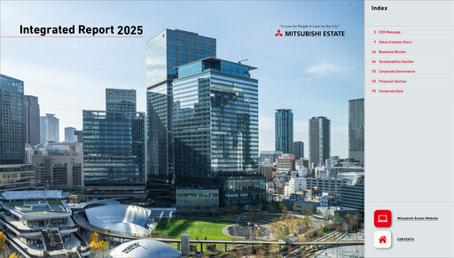 Thumbnail Mitsubishi Estate Integrated Report 2025