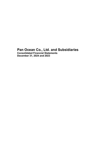 Thumbnail Pan Ocean Financial Statement 2024