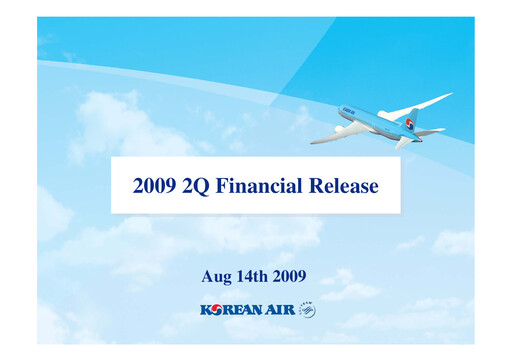 Thumbnail Korean Air Lines Quarterly Report 2009-q2