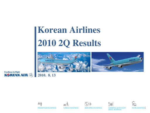 Thumbnail Korean Air Lines Quarterly Report 2010-q2