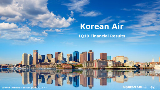 Vorschaubild Korean Air Lines Quartalsbericht 2019-q1