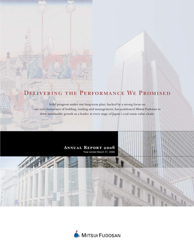 Thumbnail Mitsui Fudosan Annual Report 2006