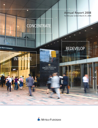 Thumbnail Mitsui Fudosan Annual Report 2008