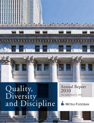Thumbnail Mitsui Fudosan Annual Report 2010