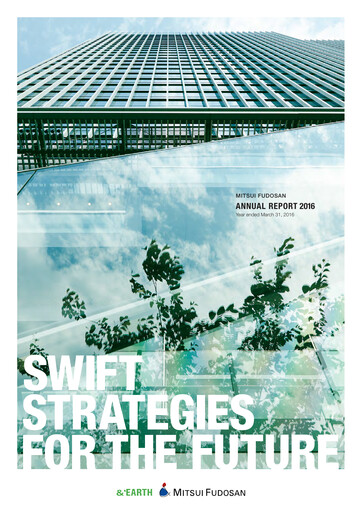 Thumbnail Mitsui Fudosan Annual Report 2016