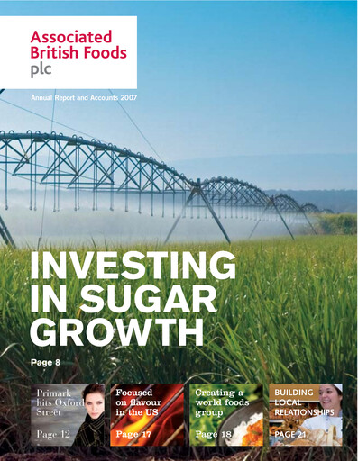 Thumbnail Associated British Foods Annual Report 2007