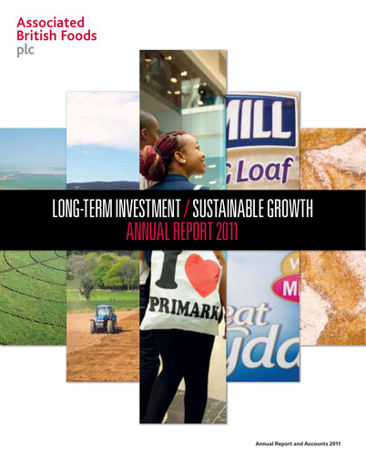 Thumbnail Associated British Foods Annual Report 2011