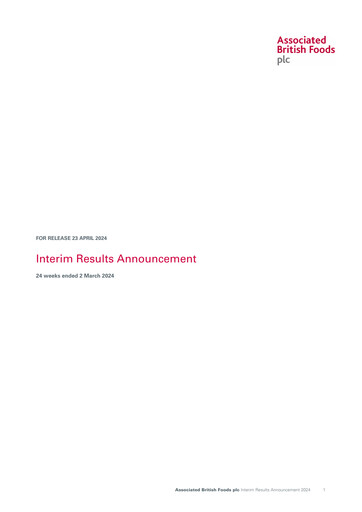 Thumbnail Associated British Foods Half-year Report 2024