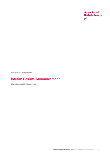 Thumbnail Associated British Foods Half-year Report 2026