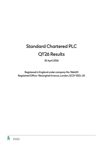 Thumbnail Standard Chartered Quarterly Report 2026-q1