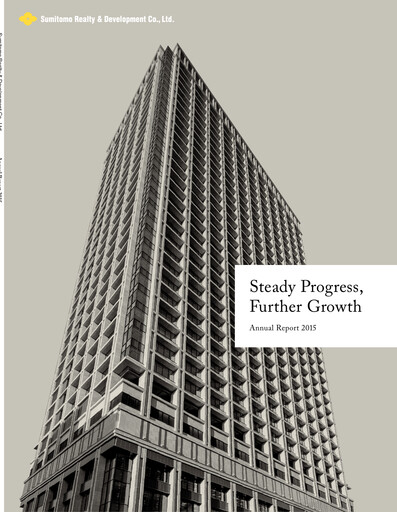 Thumbnail Sumitomo Realty & Development Annual Report 2015