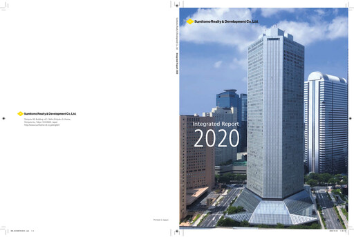 Thumbnail Sumitomo Realty & Development Annual Report 2020