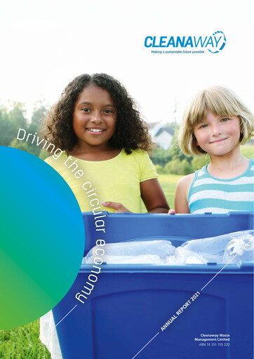 Thumbnail Cleanaway Waste Management Annual Report 2021