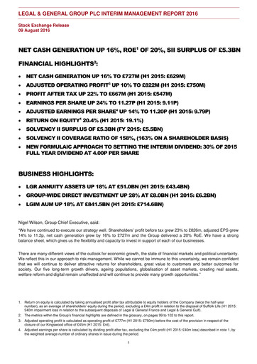 Thumbnail Legal & General Half-year Report 2016