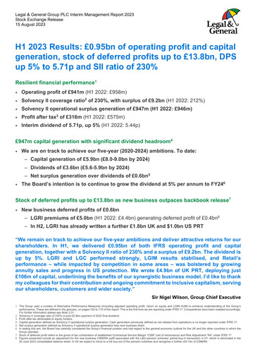 Thumbnail Legal & General Half-year Report 2023